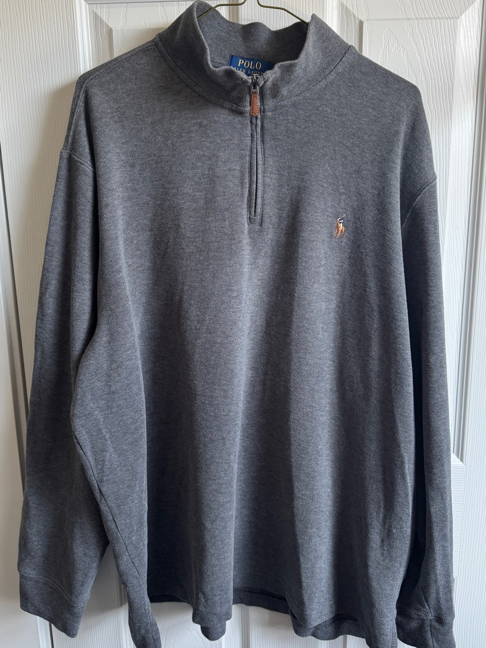 Polo Ralph Lauren - Gray Quarter zip - Men’s XL - Estate Rib